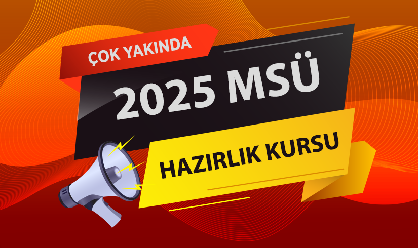 2025 MSÜ Online Hazırlık Kursu