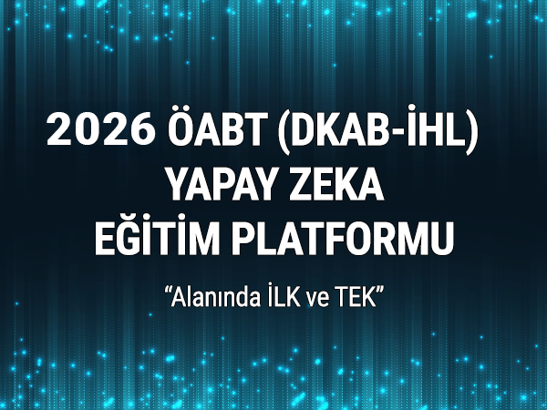 ÖABT (DKAB-İHL) Yapay Zeka Destekli Eğitim Paketi