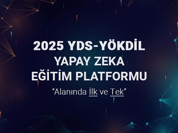 YDS-YÖKDİL Yapay Zeka Destekli Hazırlık Kursu